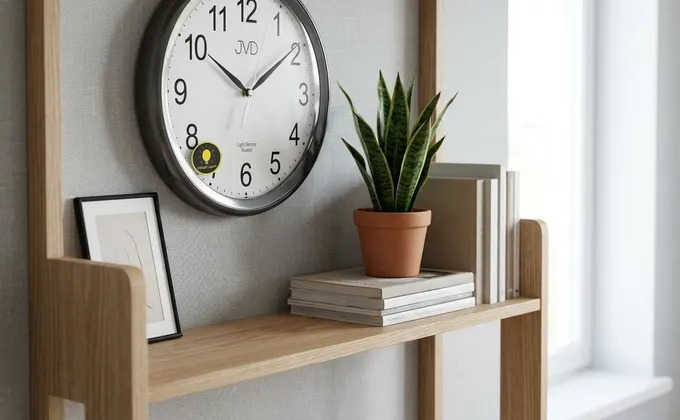 Gros plan sur une décoration murale scandinave favorisant une acoustique calme.